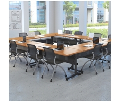 Square Mobile Nesting Table Set