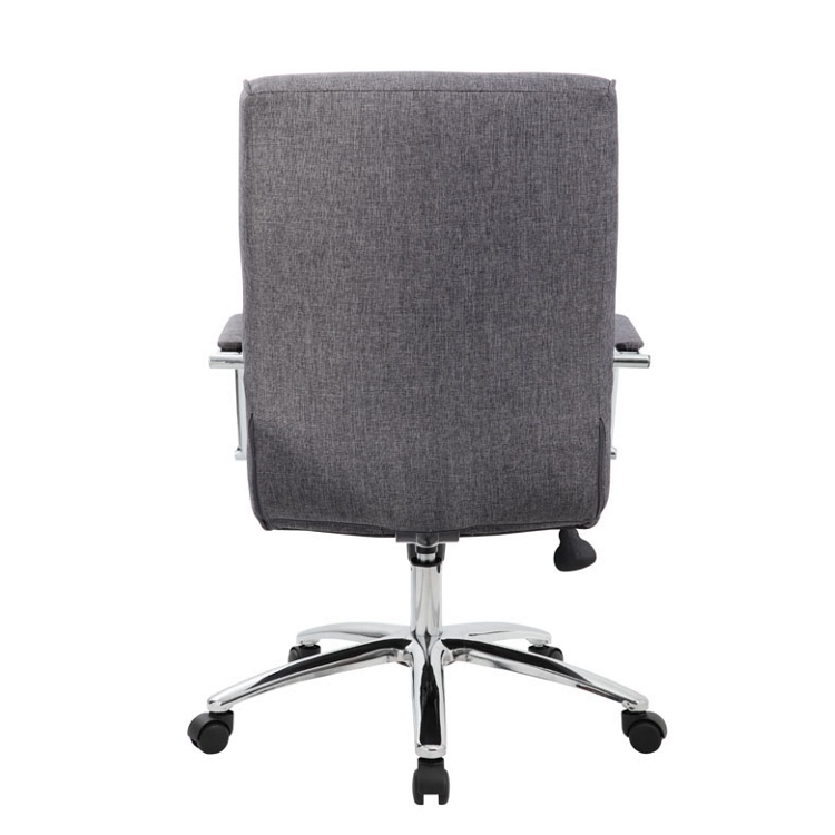 Linen Executive High Back Chair with Lumbar Support