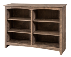 Shaker Home Office Solid Wood Bookcase - 48"W x 36"H