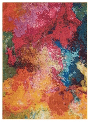 Colorful Cloud Rug 5'3" x 7'3"