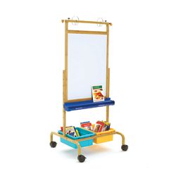 Bamboo Deluxe Chart Stand with Vibrant Tubs