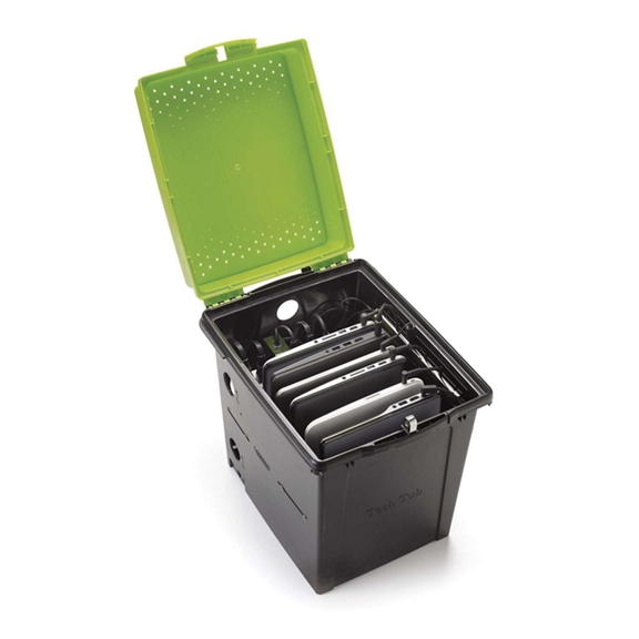 Tech Tub2 Six Chromebook Charging and Storage Tub