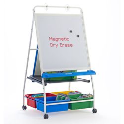 White Board Reading and Writing Center - 33.5"W x 56.5"H