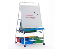 White Board Reading and Writing Center - 33.5"W x 56.5"H