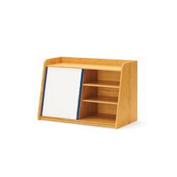 Bamboo Write and Store Shelf w/Board - 45.5"W x 23"D