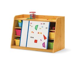 Bamboo Write Store Shelf w/ 2 Boards and Tubs - 45.5"W x 23"D