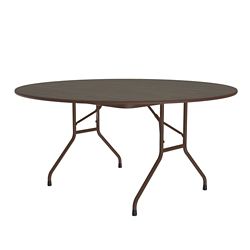 Correll Round Folding Tables R60 60 in. Blow-Molded Heavy-Du