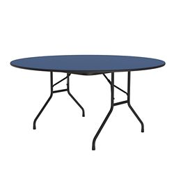 Round Folding Table with Color Tops 60" Diameter
