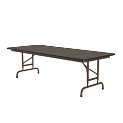 Adjustable Height Folding Table 30"W x 60"L x 22-32"H