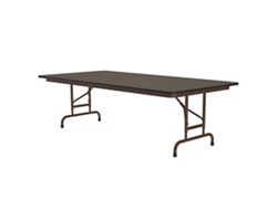 Adjustable Height Folding Table 36"W x 96"L x 22-32"H