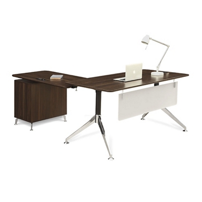 Astoria Two Tier L Desk With Reversible Return 60 W By Nbf