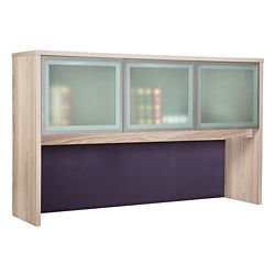 At Work Hutch with Glass Doors - 60"W