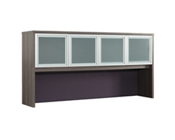 At Work Hutch with Glass Doors - 72"W