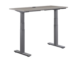 At Work Adjustable Height Desk - 48"W x 24"D