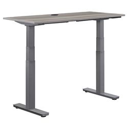 At Work Adjustable Height Desk - 48"W x 24"D