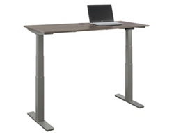 At Work Adjustable Height Desk - 60"W x 24"D