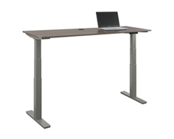 At Work Adjustable Height Desk -71"W x 24"D