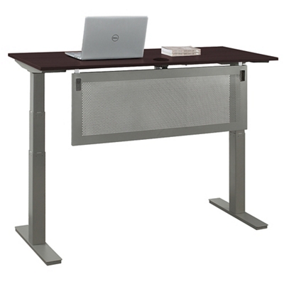 At Work Adjustable Height Desk with Modesty Panel - 48"W