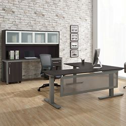 At Work Executive L-Shaped Desk Office Suite