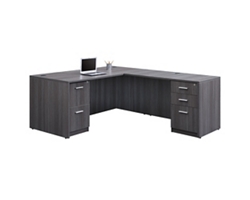 At Work Reversible L-Shaped Desk- 71"W