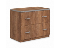 Rivet 2 Drawer Lateral File - 36"W  x 21"D
