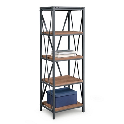 Rivet 61"H Four Shelf Bookcase