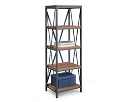 Rivet 61"H Four Shelf Bookcase