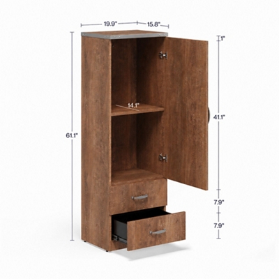 Rivet Wardrobe Cabinet - 20