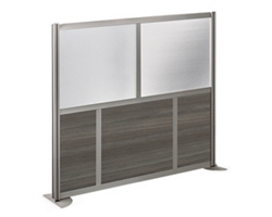 At Work Room Divider – Modern Office Privacy, 52” x 60”W