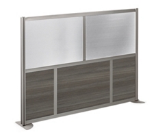 At Work Mobile Room Divider- 52"H x 73"W
