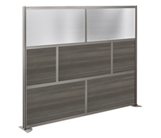 At Work Mobile Room Divider - 76"H x 96"W
