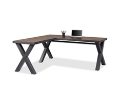 Rivet Reversible 72"W x 72"D L-Shaped Desk