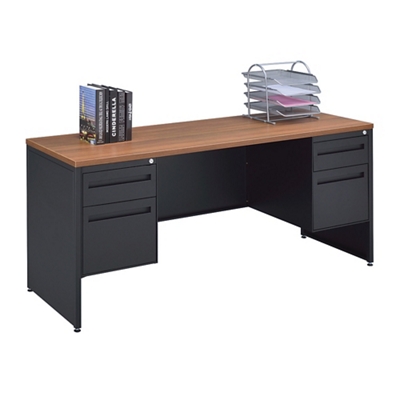 At Work Writing Desk 72W x 24D w/ Modesty Panel by NBF Signature Series