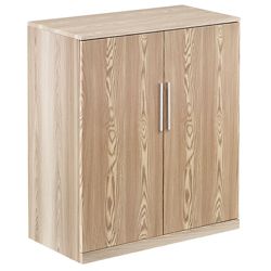 At Work Storage Cabinet with Wood Doors