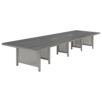 White + Dark Gray Series A Ping-Pong Conference Table, Modern Office  Furniture