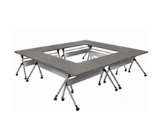 At Work Flip Top Training Tables - Set of Six - 60