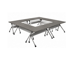 At Work Flip Top Training Tables - Set of Six - 60