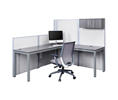 At Work Panel L-Shaped Desk Set