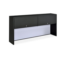 Carbon Hutch with Tack Board 72"Wx15"D