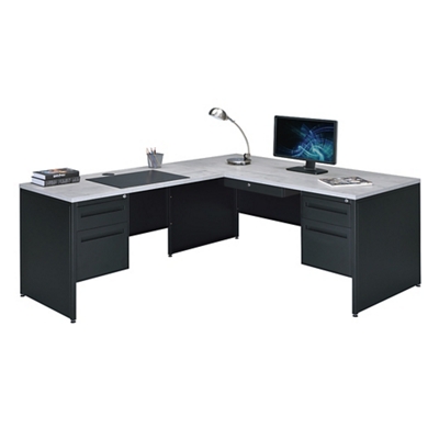 48W Reversible Top Computer Desk