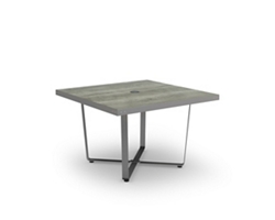 Rivet 47” Square Conference Table – 47"Wx47"D