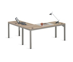 At Work Reversible L-Shaped Desk - 60"W
