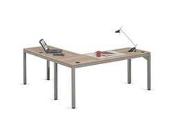 At Work Reversible L-Shaped Desk - 60"W