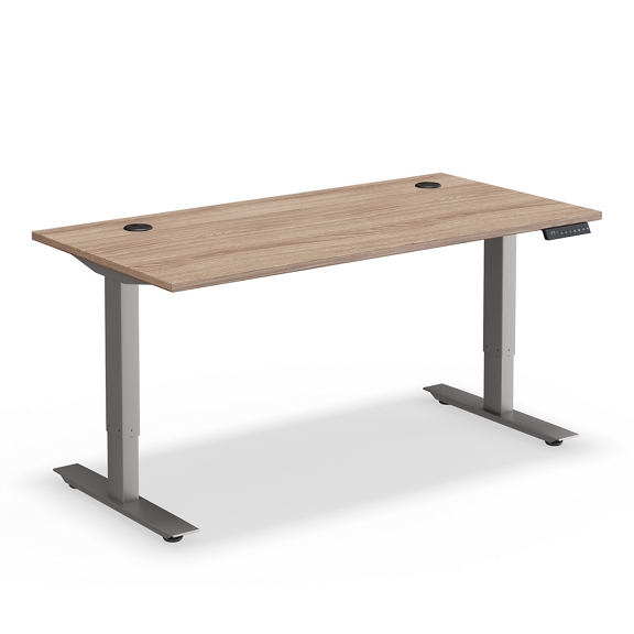 At Work 60x30 Height Adjustable Standing Desk | NBF