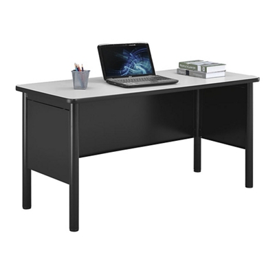 Stahl Steel Desk Shell with Laminate Top - 60"W x 24"D