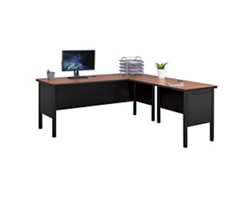 Stahl L-Shaped Desk Shell - 72"W x 72"D