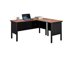 Stahl L-Shaped Desk Shell - 60"W x 60"D