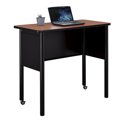Mobile Standing Height Desk on Casters 48"W x 24"D