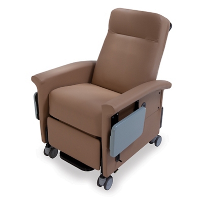 Transport Recliner with Trendelenburg and Side Table