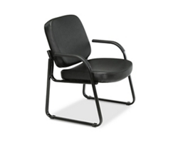 Gauge Oversized Guest Chair with Arms - 275 lb capacity